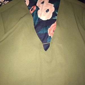 Tops - Olive green top Tops - Olive green top